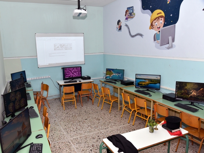 Πραγματοποιήθηκε η τελετή – παράδοση  του ανακαινισμένου Εργαστηρίου Πληροφορικής του Δημοτικού Σχολείου Κοπανού